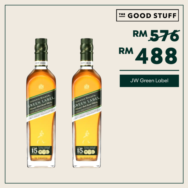 Twin Johnnie Walker Green Label