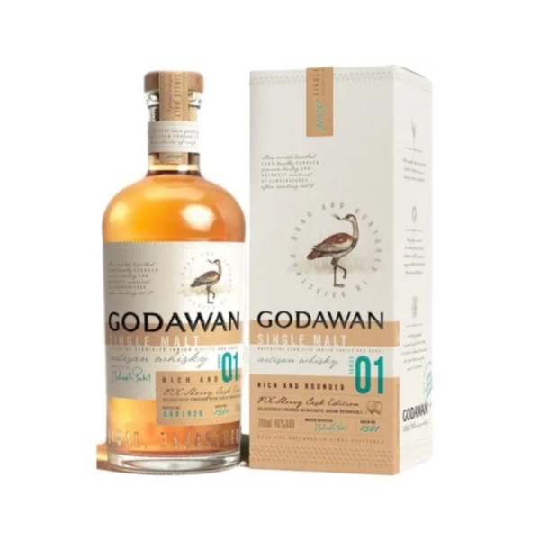 Godawan Single Malt Rich and Rounded PX Sherry Cask Edition 01