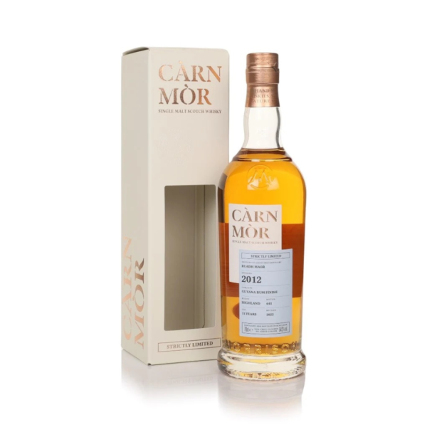 Carn Mor Sl Ruadh Maor (Peated Glenturrent) 2012 11YO Guyana Rum