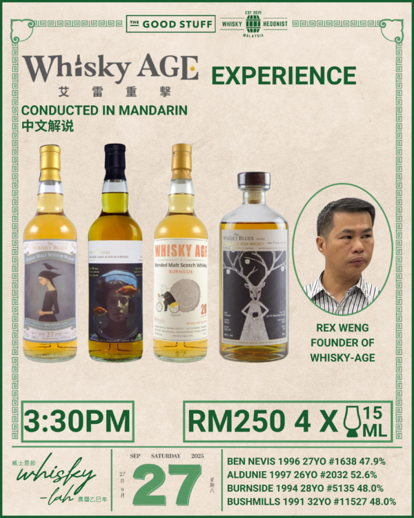 Whisky Lah Masterclass: Highland Malt Whisky Experience by Whisky-AGE (Conducted in Mandarin)