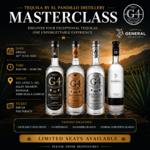 El Pandillo Distillery Tequila Masterclass @ e23 Bangsar